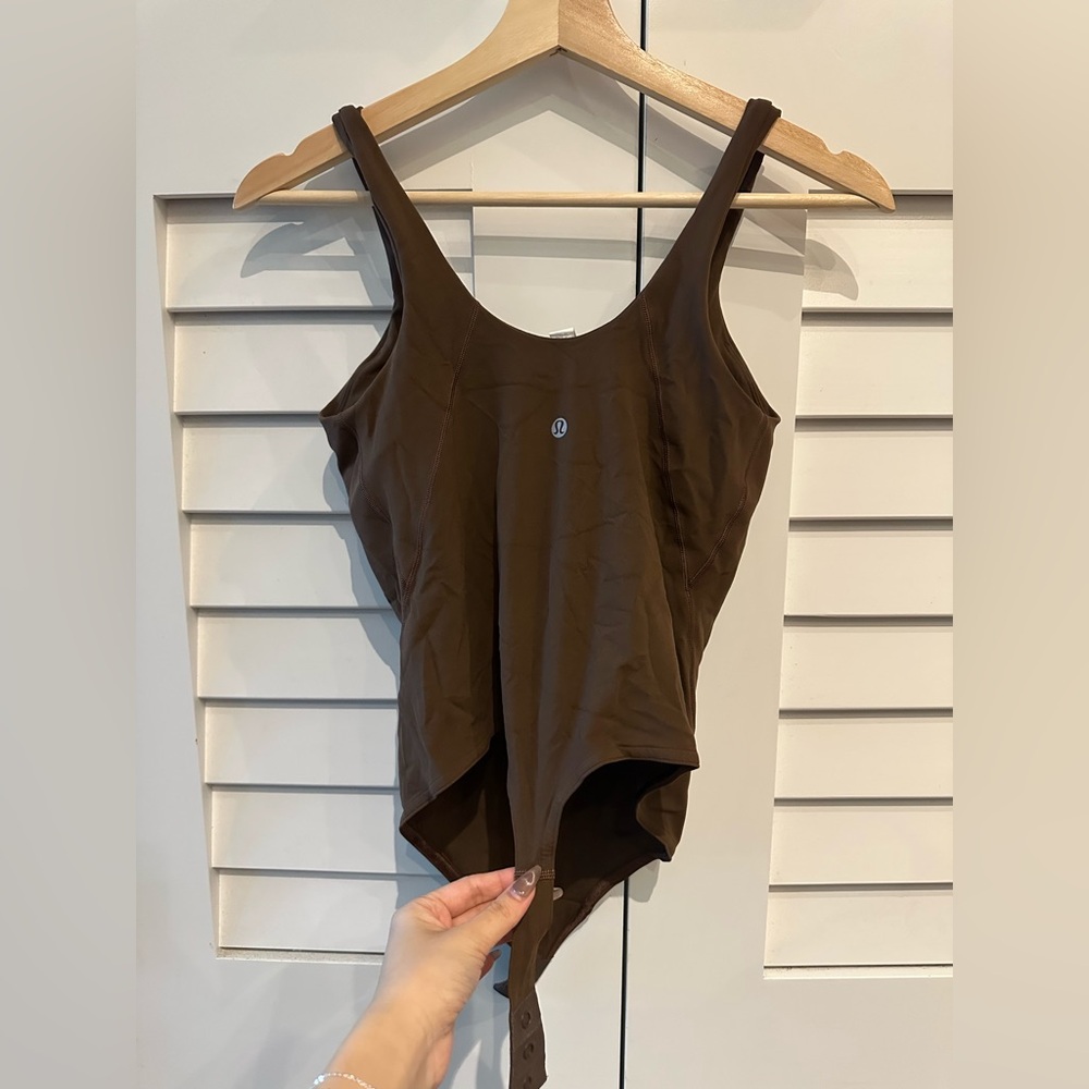 Lululemon NEW Align Bodysuit in Java Size 6 - Picture 12 of 12